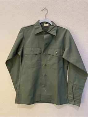 Vintage Mens US Air Force Utility Shirt Original Vietnam Era